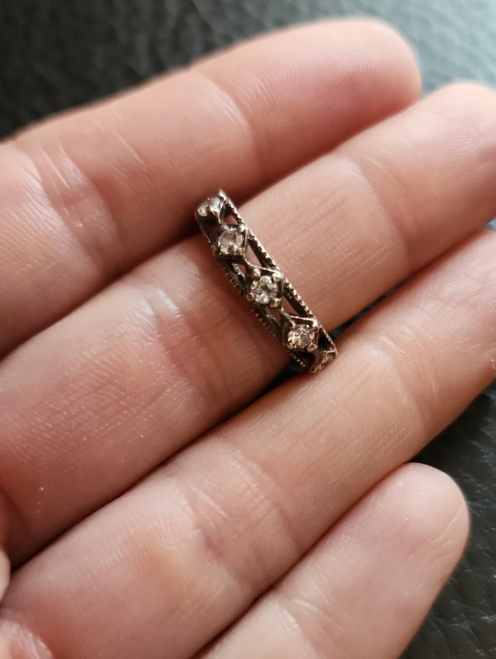 VTG Avon Sterling Silver Ring- Size 5